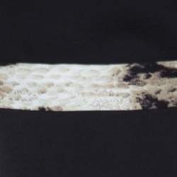 Pre Owned Just Cavalli Black Layered Ruffle Trim Cocktail Dress S