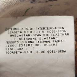 Pre Owned Just Cavalli Multicolor Printed Silk Top M