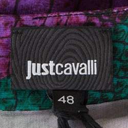 Pre Owned Just Cavalli Multicolor Snakeskin Print Pencil Dress L