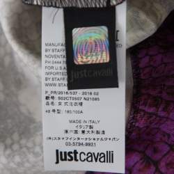 Pre Owned Just Cavalli Multicolor Snakeskin Print Pencil Dress L