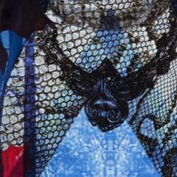 Pre Owned Just Cavalli Multicolor Printed Stretch Knit Sheath Dress M