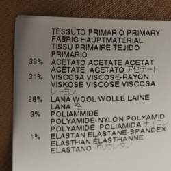 Pre Owned Just Cavalli Beige Crepe Paneled & Pleated Midi Dress M