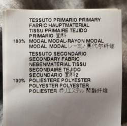 Pre Owned تيشيرت ج ست كافالي مودال رصاصي بالشعار M