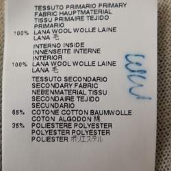 Pre Owned Just Cavalli Bicolor Wool Knit Button Front Cardigan M