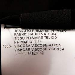 Pre Owned Just Cavalli Black Jersey Fringe Detail Shift Dress M