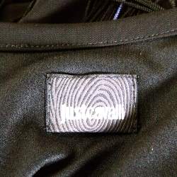 Pre Owned Just Cavalli Black Jersey Fringe Detail Shift Dress M