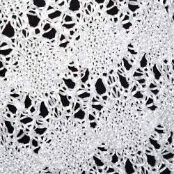 Pre Owned Just Cavalli White Cotton Open Crochet Knit Sleeveless Top M