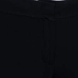 Pre Owned Just Cavalli Black Silk Blend Straight Leg Trouser S