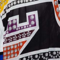 Pre Owned Just Cavalli Multicolor Printed Knit Shift Dress M