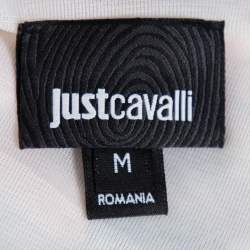 Pre Owned Just Cavalli Multicolor Printed  Knit Sheath Dress M