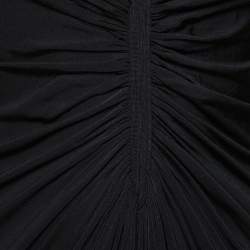 Pre Owned Just Cavalli Black Knit Halter Neck Flared Mini Dress S