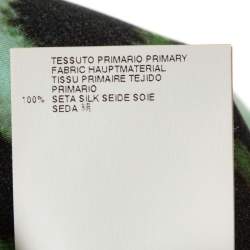 مملوكة مس بقًا Just Cavalli Black Tiger Printed Silk Mini Dress S