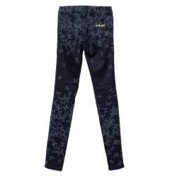 Pre Owned Just Cavalli Just Luxury Navy Blue Butterfly Printed Denim Skinny Leg Jeans S