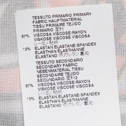 Pre Owned Just Cavalli Multicolor Knit Sheath Dress M