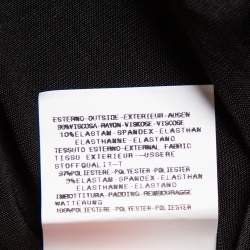 Pre Owned Just Cavalli Black Printed Jersey Puffed Armhole Detail T-Shirt S