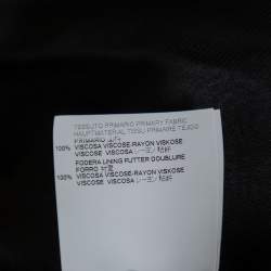 Pre Owned فستان جست كافالي ملتف شيفون مطبوع بنفسجي مقاس وسط (ميديوم)