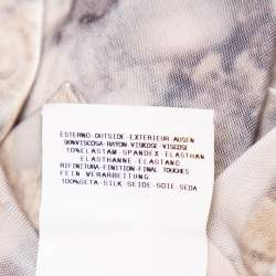 مملوكة مسبقًا Just Cavalli Multicolor Printed Jersey One Shoulder Shift Dress M