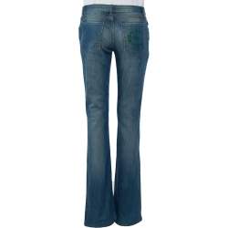 Pre Owned Just Cavalli Blue Denim Bootcut Jeans M