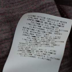 Pre Owned Just Cavalli Brown Printed Wool Knit Shift Dress L