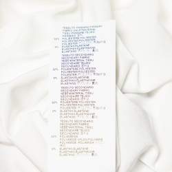 Pre Owned Just Cavalli Multicolor Printed Tulle One Shoulder Maxi Dress M