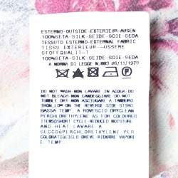 Pre Owned Just Cavalli Multicolor Floral Printed Silk Contrast Tie Detail Ruffled Top XL