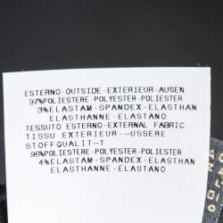 Pre Owned Just Cavalli Multicolor Printed Satin Ruffle Detail Maxi Skirt M