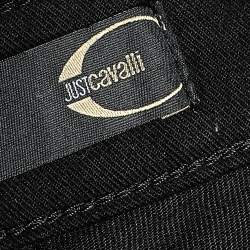 Pre Owned Just Cavalli Black Denim Sequin Embellished Jeans M