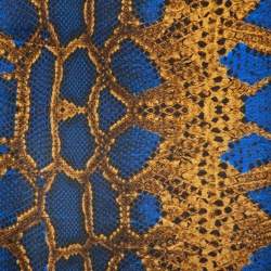 Pre Owned Just Cavalli Multicolored Snake Print Jersey Skirt XS