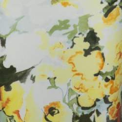 Pre Owned فستان جست كافالي جيرسيه مطبوع متعدد الألوان بأكمام طويلة مقاس صغير - سمول