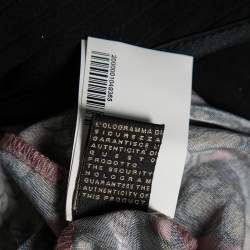 Pre Owned Just Cavalli Pink & Gold Printed Jersey Pintuck Detailed Top L