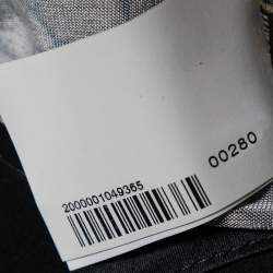 Pre Owned Just Cavalli Pink & Gold Printed Jersey Pintuck Detailed Top L