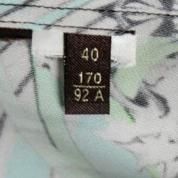 Pre Owned Just Cavalli Multicolor Printed Crepe Sleeveless Dress S
