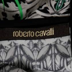 Pre Owned Just Cavalli Multicolor Printed Crepe Sleeveless Dress S