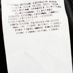 Pre Owned Just Cavalli Black Satin Maxi Corset Dress M