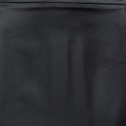 Pre Owned Just Cavalli Black Satin & Lace Maxi Skirt L