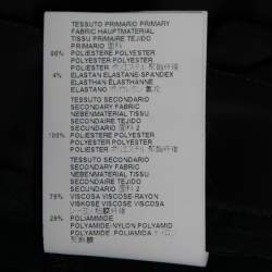 Pre Owned Just Cavalli Black Satin & Lace Maxi Skirt L