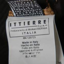 Pre Owned Just Cavalli Multicolor Printed Synthetic Shearling Trimmed Jacket L