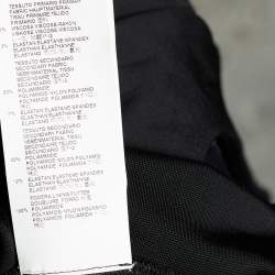 Pre Owned Just Cavalli Black Jersey Lace Trim Sleeveless Top L