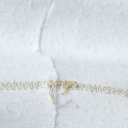 مملوكة مسبقًا Just Cavalli White Printed Jersey Draped Top XS