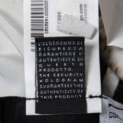 Pre Owned Just Cavalli Multicolor Snakeskin Print Jersey Draped Mini Skirt M