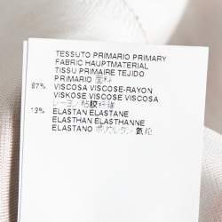 Pre Owned Just Cavalli Brown Animal Print Jersey Maxi Skirt M