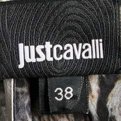 Just Cavalli Multicolor Animal Printed Chiffon Tunic S