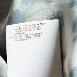 Pre Owned Just Cavalli Black Printed Satin Button Front Shirt M