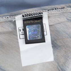 Pre Owned Just Cavalli Animal Print Jersey T-Shirt XS