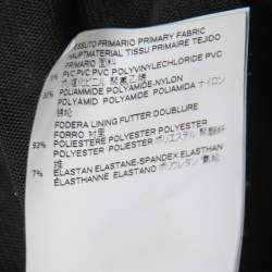 Pre Owned Just Cavalli Black Snake Effect Wrap Maxi Dress S