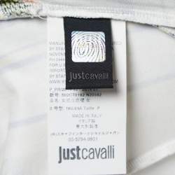 Pre Owned Just Cavalli Multicolor Printed Jersey Cap Sleeve Mini Dress S