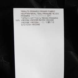 Just Cavalli Black Textured Crepe Tie Detail Short Shirt Dress M