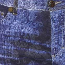 Pre Owned Just Cavalli Blue Ombre Denim Straight Leg Jeans M