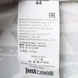 Pre Owned Just Cavalli Multicolor Printed Jersey Mini Bodycon Dress M