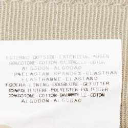 Pre Owned Just Cavalli Beige Cotton Skinny Cigarette Jeans M Waist 28"